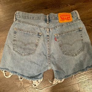 Levi’s 505 vintage denim shorts